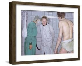 Der Besuch, 2001-Aris Kalaizis-Framed Giclee Print