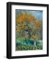 Der Birnbaum (Le Poirier). Um 1870-Pierre-Auguste Renoir-Framed Giclee Print