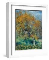 Der Birnbaum (Le Poirier). Um 1870-Pierre-Auguste Renoir-Framed Giclee Print