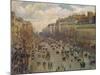 Der Boulevard Montmartre in Paris, 1893-Canaletto-Mounted Giclee Print
