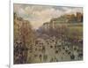 Der Boulevard Montmartre in Paris, 1893-Canaletto-Framed Giclee Print