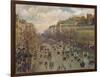 Der Boulevard Montmartre in Paris, 1893-Canaletto-Framed Giclee Print