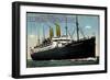 Der Dampfer George Washington, Norddt, Lloyd Bremen-null-Framed Giclee Print