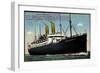 Der Dampfer George Washington, Norddt, Lloyd Bremen-null-Framed Giclee Print