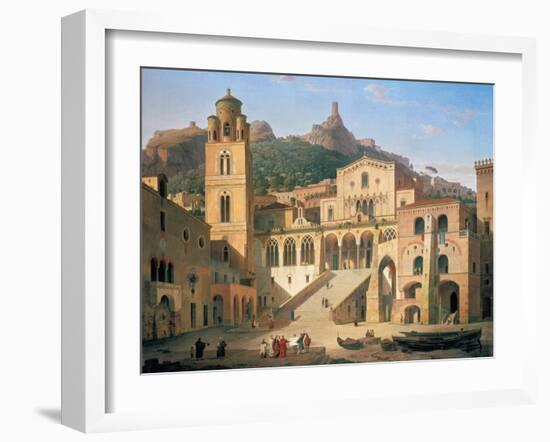 Der Domplatz Von Amalfi, 1859-Leo Von Klenze-Framed Giclee Print