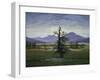 Der Einsame Baum (Dorflandschaft Bei Morgenbeleuchtung) (See also Image Number 1433, 1823-Caspar David Friedrich-Framed Giclee Print