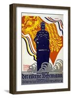 Der Eiserner Wehrmann, Königsberg 1915, 1915-Erich Wohlfahrt-Framed Giclee Print