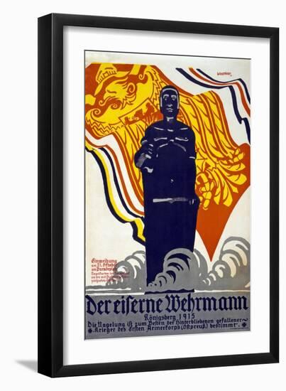 Der Eiserner Wehrmann, Königsberg 1915, 1915-Erich Wohlfahrt-Framed Giclee Print