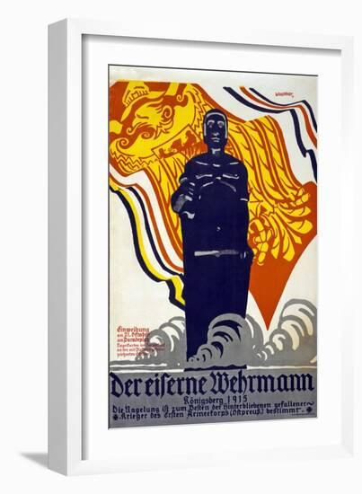 Der Eiserner Wehrmann, Königsberg 1915, 1915-Erich Wohlfahrt-Framed Giclee Print