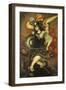 Der Erzengel Michael Und Der Teufel-Peruvian-Framed Giclee Print