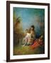 Der Faux Pas-Jean Antoine Watteau-Framed Giclee Print