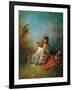Der Faux Pas-Jean Antoine Watteau-Framed Giclee Print