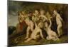 Der Fruechtekranz. (Zusammen Mit Frans Snyders)-Peter Paul Rubens-Mounted Giclee Print