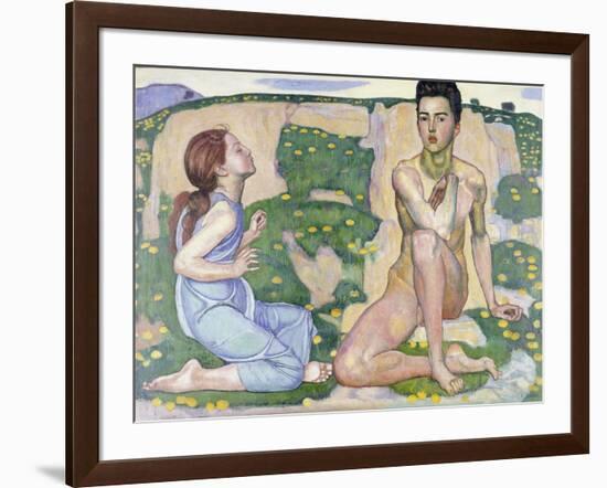 Der Frühling. 1901-Ferdinand Hodler-Framed Giclee Print