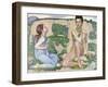 Der Frühling. 1901-Ferdinand Hodler-Framed Giclee Print