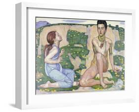 Der Frühling. 1901-Ferdinand Hodler-Framed Giclee Print
