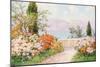 Der Garten der Villa Melzi am Comer See-Friedrich Arnold-Mounted Giclee Print