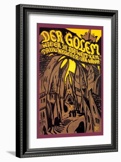 Der Golem-null-Framed Art Print