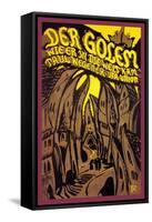 Der Golem-null-Framed Stretched Canvas