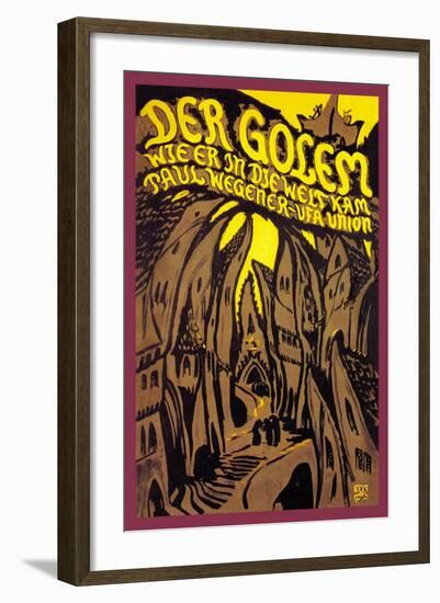 Der Golem-null-Framed Art Print