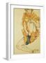 Der Gruene Strumpf, 1914-Egon Schiele-Framed Giclee Print