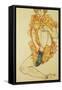 Der Gruene Strumpf, 1914-Egon Schiele-Framed Stretched Canvas
