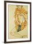 Der Gruene Strumpf, 1914-Egon Schiele-Framed Giclee Print