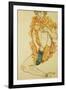 Der Gruene Strumpf, 1914-Egon Schiele-Framed Giclee Print