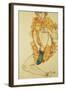 Der Gruene Strumpf, 1914-Egon Schiele-Framed Giclee Print