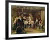 Der Guckkastenmann. 1847-Ferdinand Georg Waldmuller-Framed Giclee Print