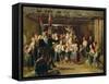 Der Guckkastenmann. 1847-Ferdinand Georg Waldmuller-Framed Stretched Canvas