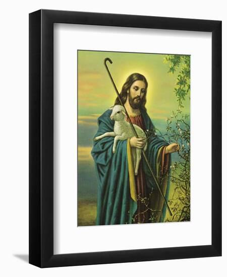 Der Gute Hirte-null-Framed Art Print