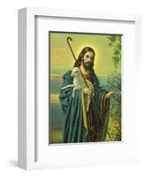 Der Gute Hirte-null-Framed Art Print