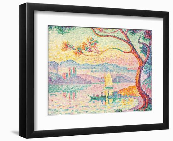 Der Hafen von Antibes (Port d'Antibes). 1917-Paul Signac-Framed Giclee Print