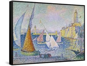 Der Hafen von St. Tropez. 1899-Paul Signac-Framed Stretched Canvas