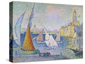 Der Hafen von St. Tropez. 1899-Paul Signac-Stretched Canvas