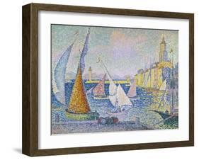 Der Hafen von St. Tropez. 1899-Paul Signac-Framed Giclee Print