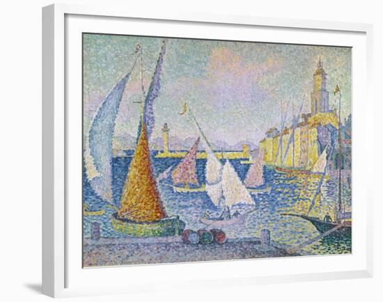 Der Hafen von St. Tropez. 1899-Paul Signac-Framed Giclee Print