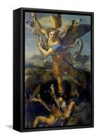 Der Hl, Michael Besiegt Den Teufel, 1518-Raffael-Framed Stretched Canvas