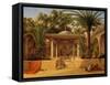 Der Kabanija-Brunnen in Kairo. 1845-Grigorij G Tschernezoff-Framed Stretched Canvas