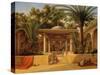 Der Kabanija-Brunnen in Kairo. 1845-Grigorij G Tschernezoff-Stretched Canvas