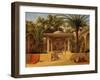 Der Kabanija-Brunnen in Kairo. 1845-Grigorij G Tschernezoff-Framed Giclee Print