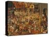 Der Kampf Zwischen Fasching Und Fasten, 1559-Pieter Bruegel the Elder-Stretched Canvas