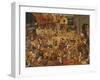 Der Kampf Zwischen Fasching Und Fasten, 1559-Pieter Bruegel the Elder-Framed Giclee Print