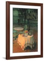 Der Kleine Gedeckte Tisch-Henri Eugene Augustin Le Sidaner-Framed Art Print