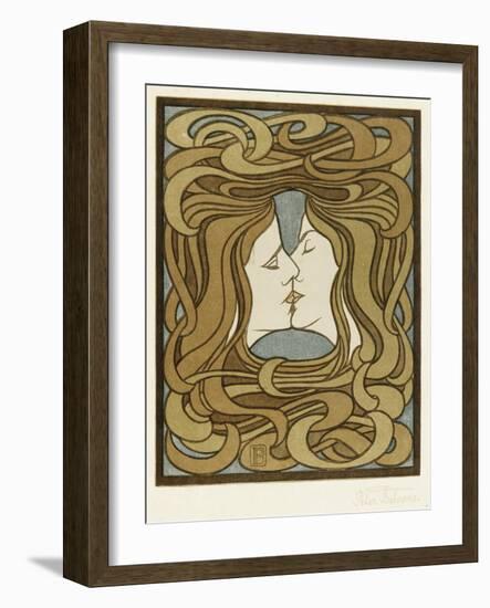 Der Kuss-Peter Behrens-Framed Giclee Print