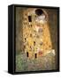 Der Kuss-Gustav Klimt-Framed Stretched Canvas