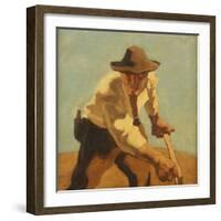 Der Macher, circa 1921-Albin Egger-lienz-Framed Giclee Print