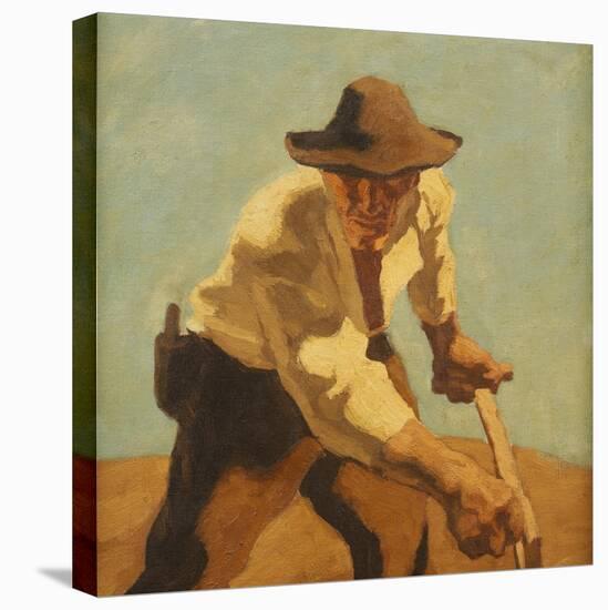 Der Macher, circa 1921-Albin Egger-lienz-Stretched Canvas