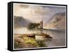 Der Mauseturm in the Rhein, The Subject of Legend-N. Astudin-Framed Stretched Canvas
